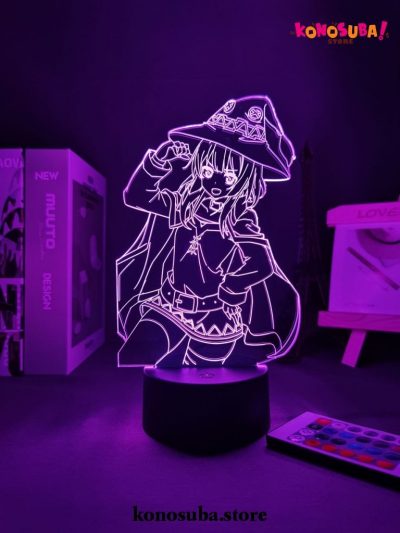 2021 Cute Konosuba Megumin 3D Led Lamp Night Light