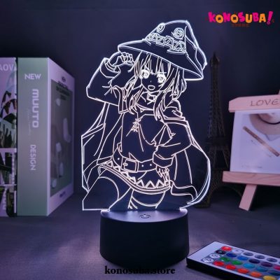 2021 Cute Konosuba Megumin 3D Led Lamp Night Light