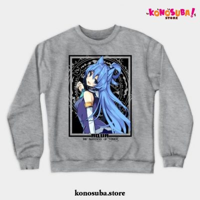 Aqua The Goddess Of Water Crewneck Sweatshirt Gray / S