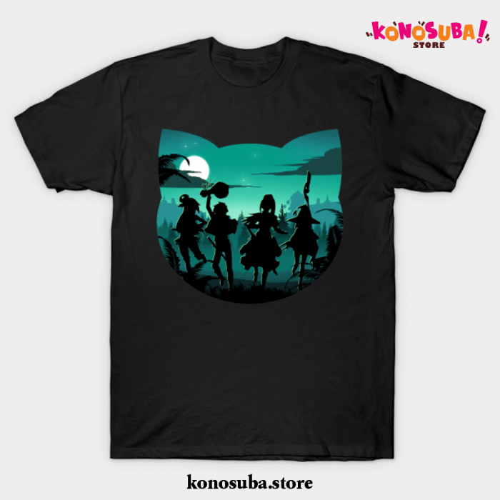 Chomusuke Silhouette T-Shirt Black / S