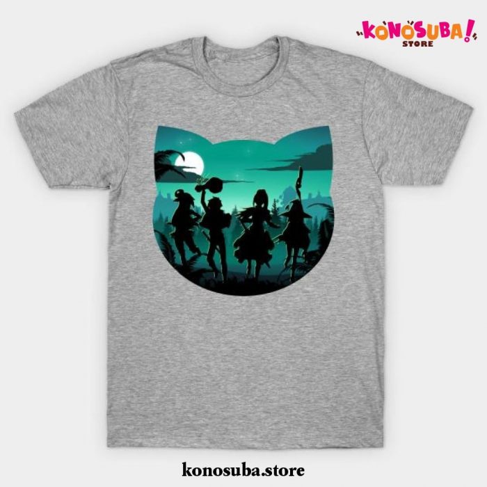 Chomusuke Silhouette T-Shirt Gray / S