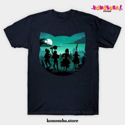 Chomusuke Silhouette T-Shirt Navy Blue / S