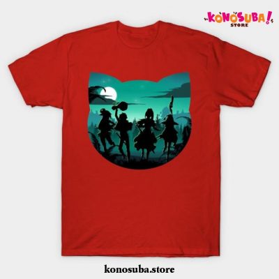 Chomusuke Silhouette T-Shirt Red / S