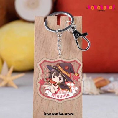 Cute Chibi Konosuba Megumin Keychain