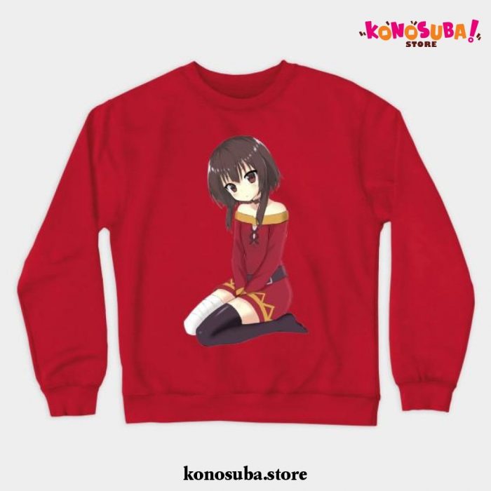 Cute Crewneck Sweatshirt Red / S