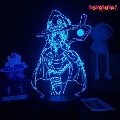 Funny Konosuba Megumin 3D Led Lamp Night Light
