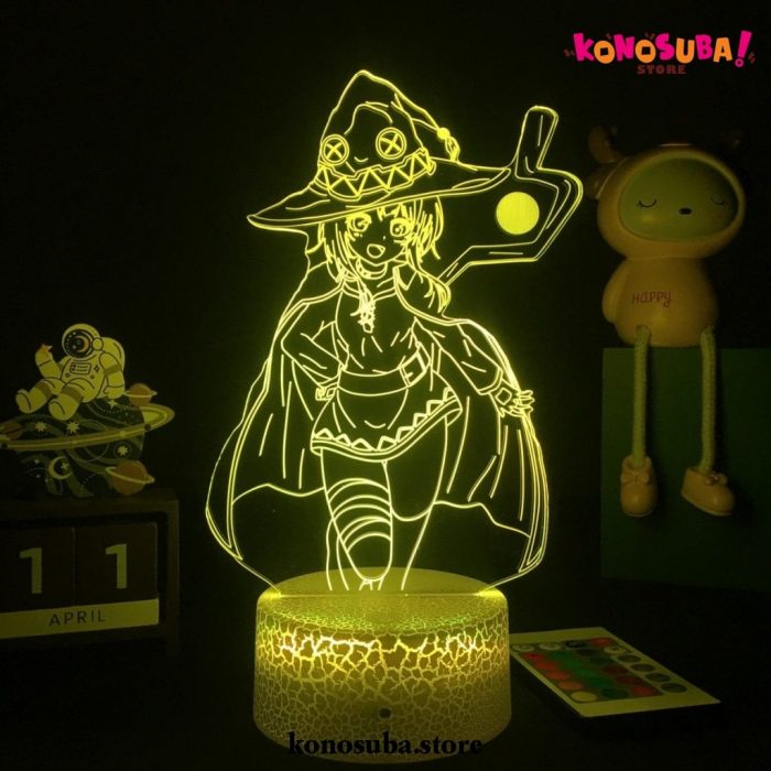 Funny Konosuba Megumin 3D Led Lamp Night Light