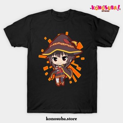 Kawaii Megumin Chibi T-Shirt Black / S