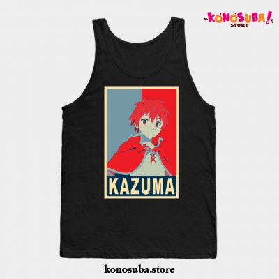 Kazuma Poster Tank Top Black / S