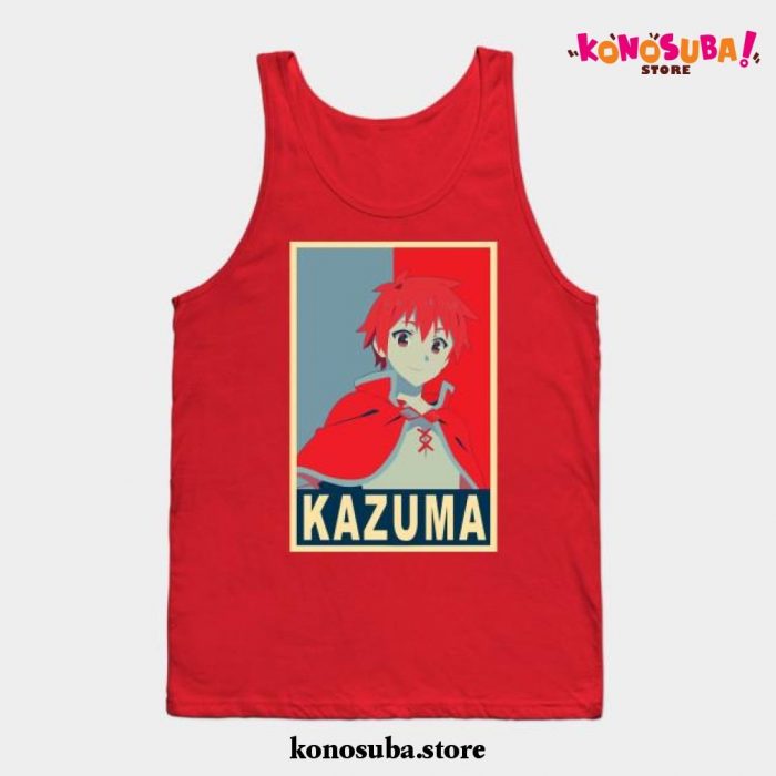 Kazuma Poster Tank Top Red / S