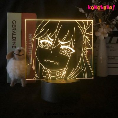 Konosuba Aqua Cry 3D Led Lamp 7 Colors No Remote