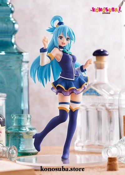 Konosuba Aqua Peripherals Doll Pvc Hand-Made Model Toy