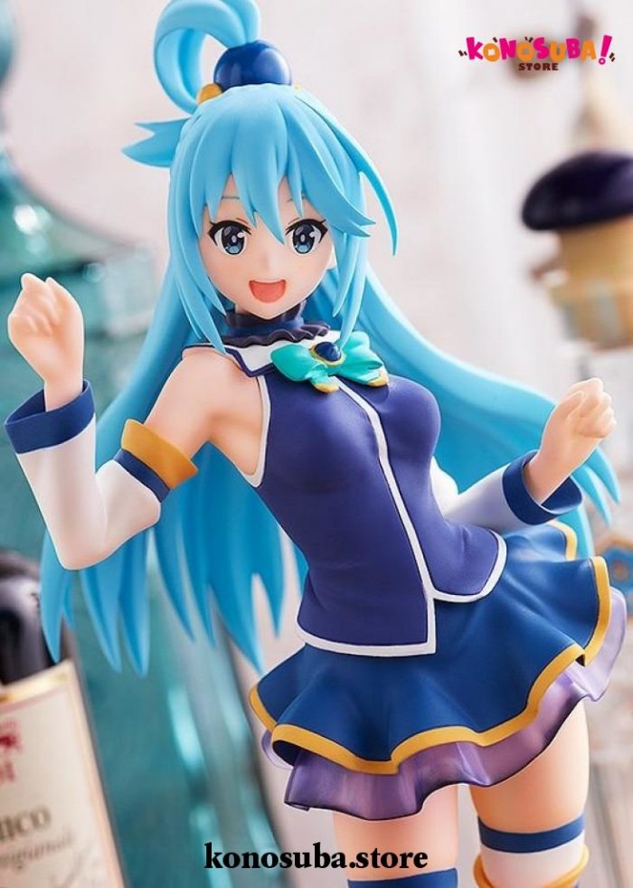 Konosuba Aqua Peripherals Doll Pvc Hand-Made Model Toy