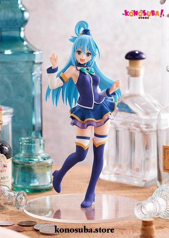 Konosuba Aqua Peripherals Doll Pvc Hand-Made Model Toy