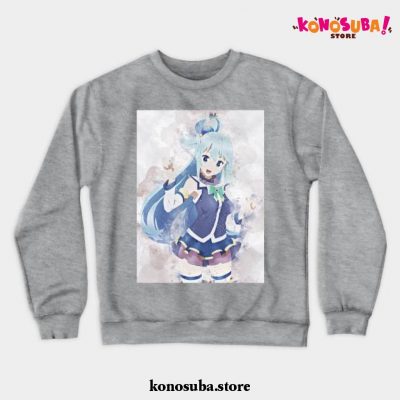 Konosuba Art Crewneck Sweatshirt Gray / S