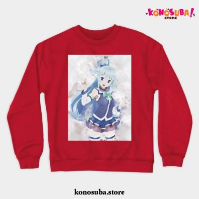 Konosuba Art Crewneck Sweatshirt Red / S