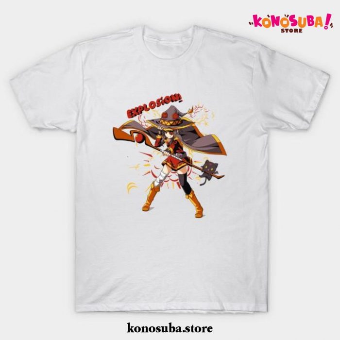 Konosuba - Explosion!! T-Shirt White / S