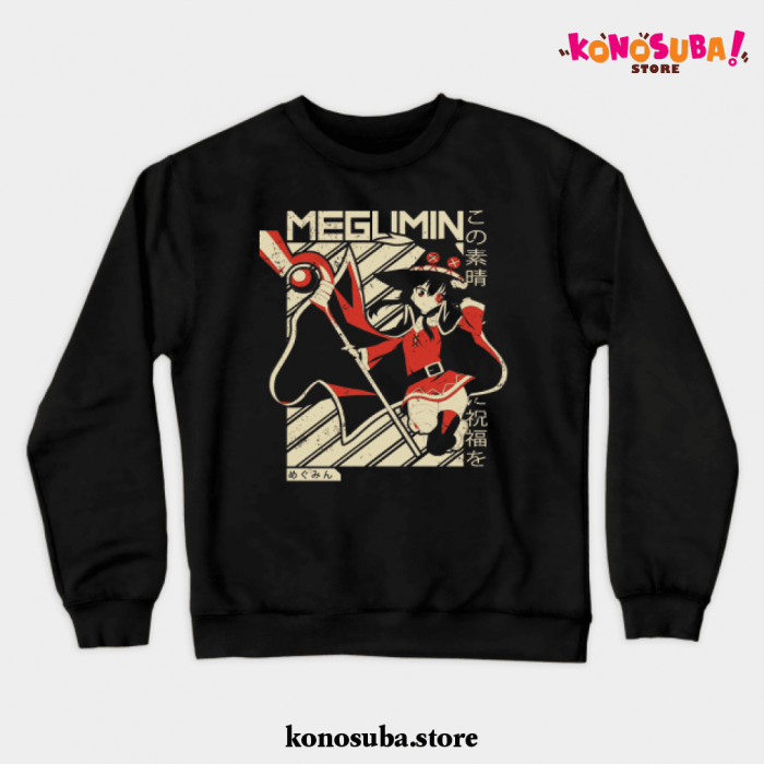 Konosuba! - Megumin Crewneck Sweatshirt Black / S