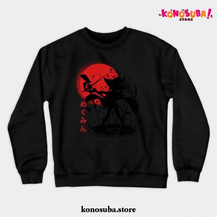 Konosuba Megumin Crewneck Sweatshirt Black / S