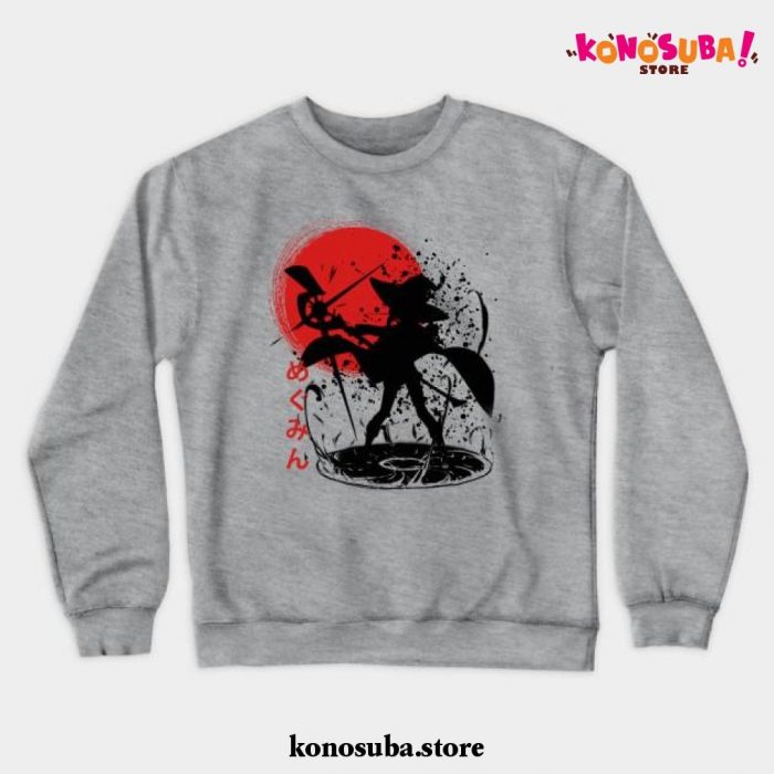 Konosuba Megumin Crewneck Sweatshirt Gray / S