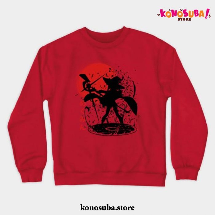 Konosuba Megumin Crewneck Sweatshirt Red / S