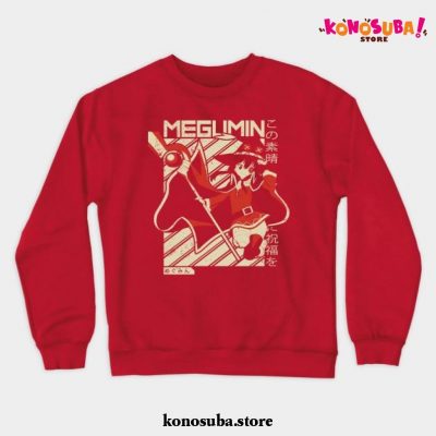 Konosuba! - Megumin Crewneck Sweatshirt Red / S