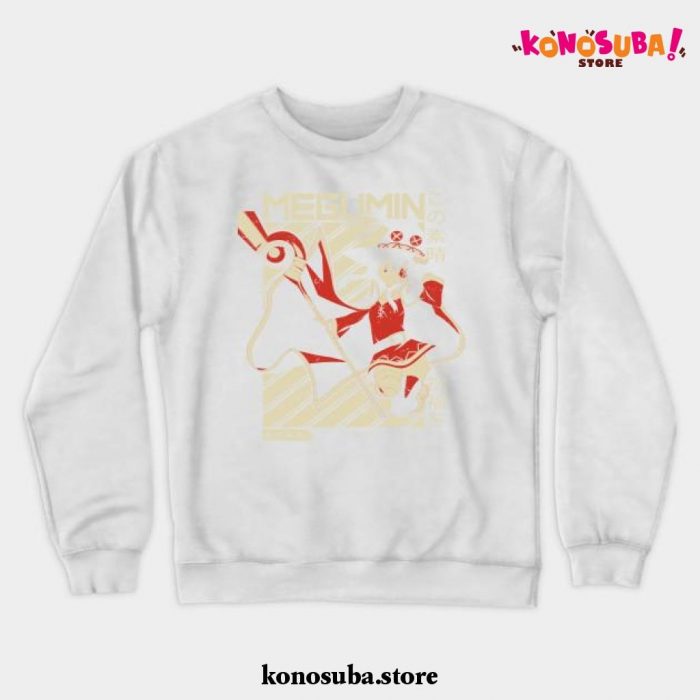 Konosuba! - Megumin Crewneck Sweatshirt White / S