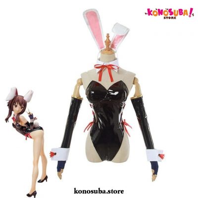 Konosuba Megumin Sexy Bunny Girl Jumpsuit Cosplay Costume