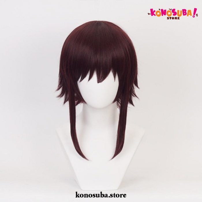 Konosuba Megumin Wig Dark Red Brown Cosplay