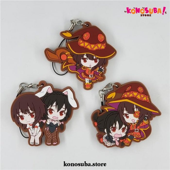 Konosuba Megumin Yunyun Rubber Keychain