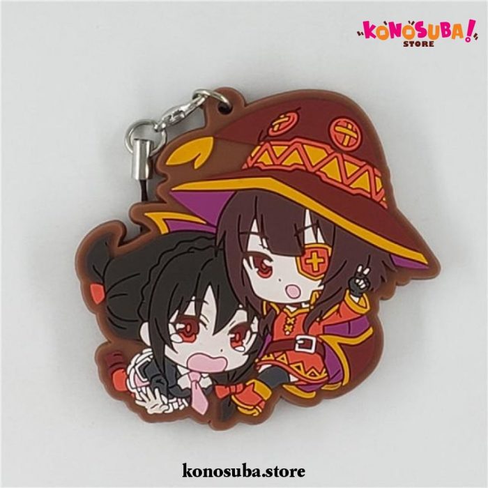 Konosuba Megumin Yunyun Rubber Keychain Style 3