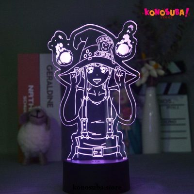 Lovely Konosuba Megumin Girl 3D Lamp Night Light