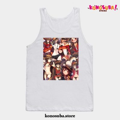 Megumin Collage Tank Top White / S