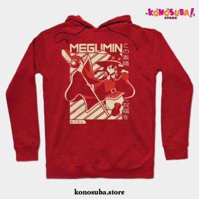 Megumin - Kono Subarashii Anime Shirt Hoodie Red / S