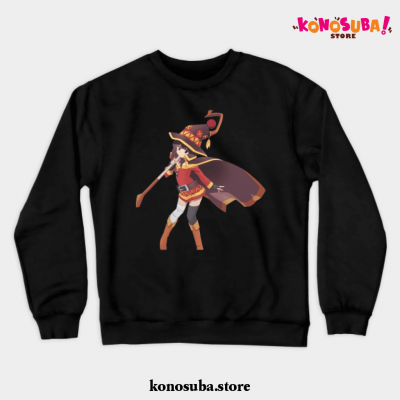 Megumin Konosuba Cute Crewneck Sweatshirt Black / S
