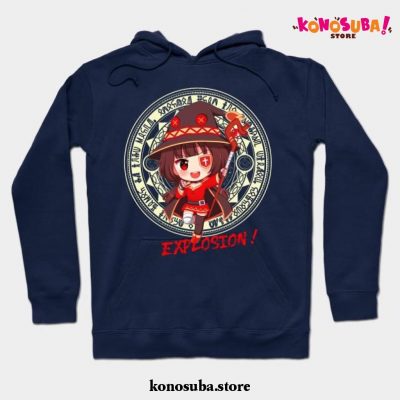 Megumin Konosuba Explosion Magic Hoodie Navy Blue / S