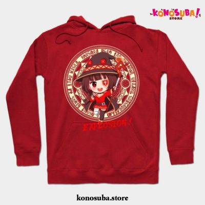 Megumin Konosuba Explosion Magic Hoodie Red / S