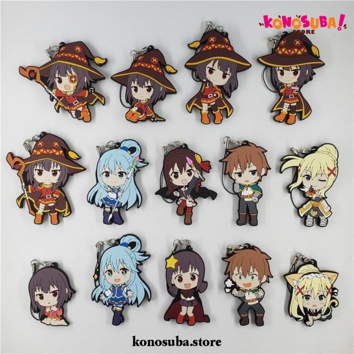 New 2021 Konosuba Rubber Keychain