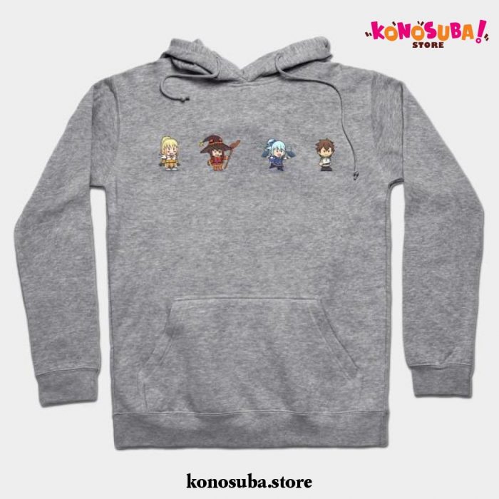 Paper Konosuba! Hoodie Gray / S