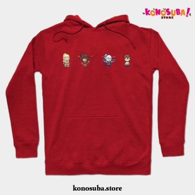 Paper Konosuba! Hoodie Red / S