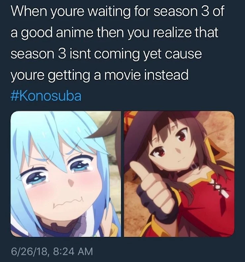 Otakukonosuba memes. Best Collection of funny Otakukonosuba