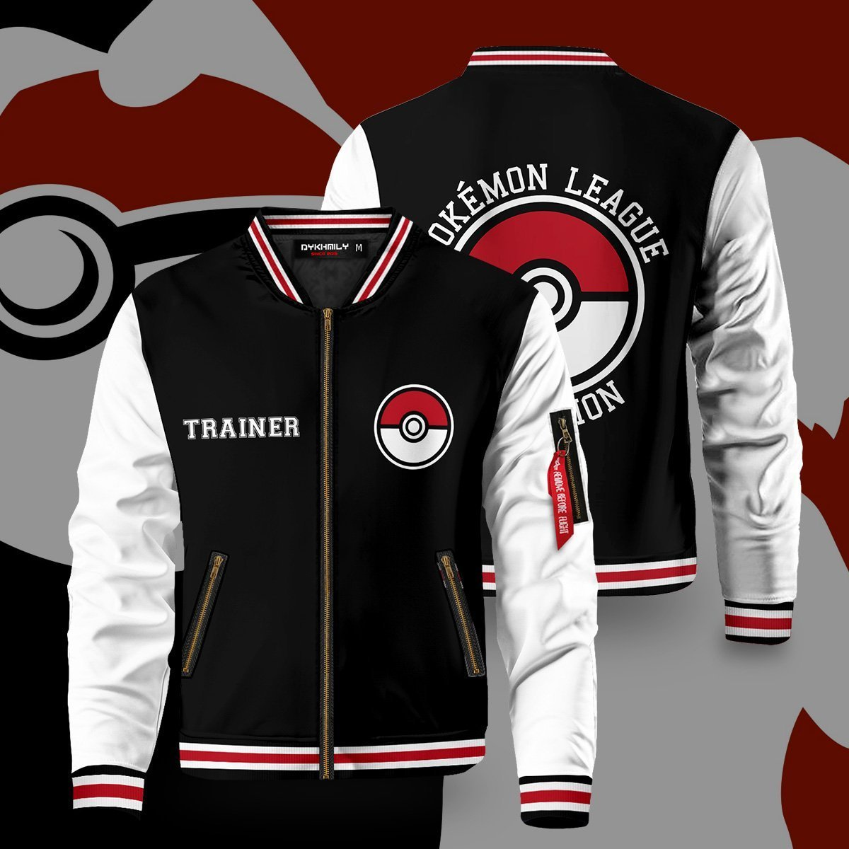 Pokemon Jackets – Anime Pokemon League Bomber Jacket