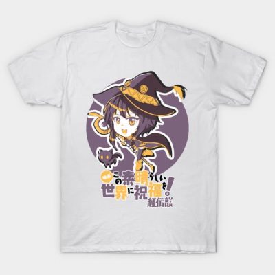 Megumin 2 Chibi Style Ikigaisekai T-Shirt Official Cow Anime Merch