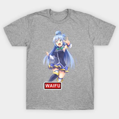 Aqua Waifu T-Shirt Official Cow Anime Merch