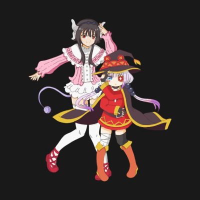 Megumin And Kanna Crewneck Sweatshirt Official Cow Anime Merch