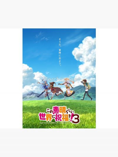 Konosuba Season 3 Tapestry Official Cow Anime Merch