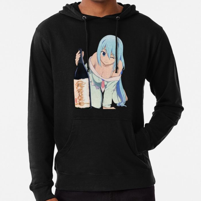 Aqua (ア ク ア, Aqua) Konosuba Hoodie Official Cow Anime Merch