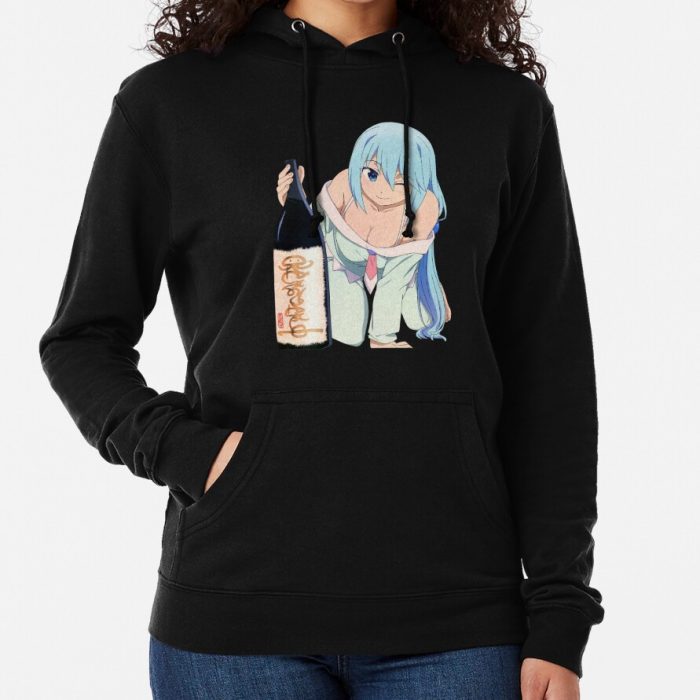 Aqua (ア ク ア, Aqua) Konosuba Hoodie Official Cow Anime Merch