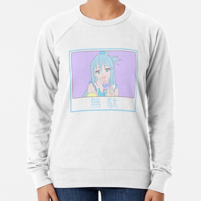 Pastel Aqua Sweatshirt Official Cow Anime Merch