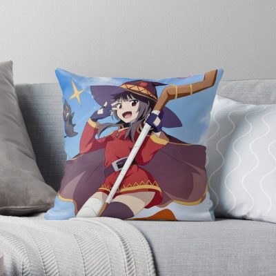 Konosuba Megumin Throw Pillow Official Cow Anime Merch